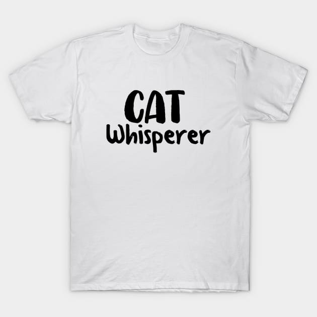 Cat Whisperer T-Shirt by sunima